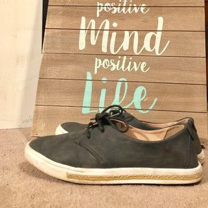 SALE 🍂 Black Suede Twine Inlaid Sneakers